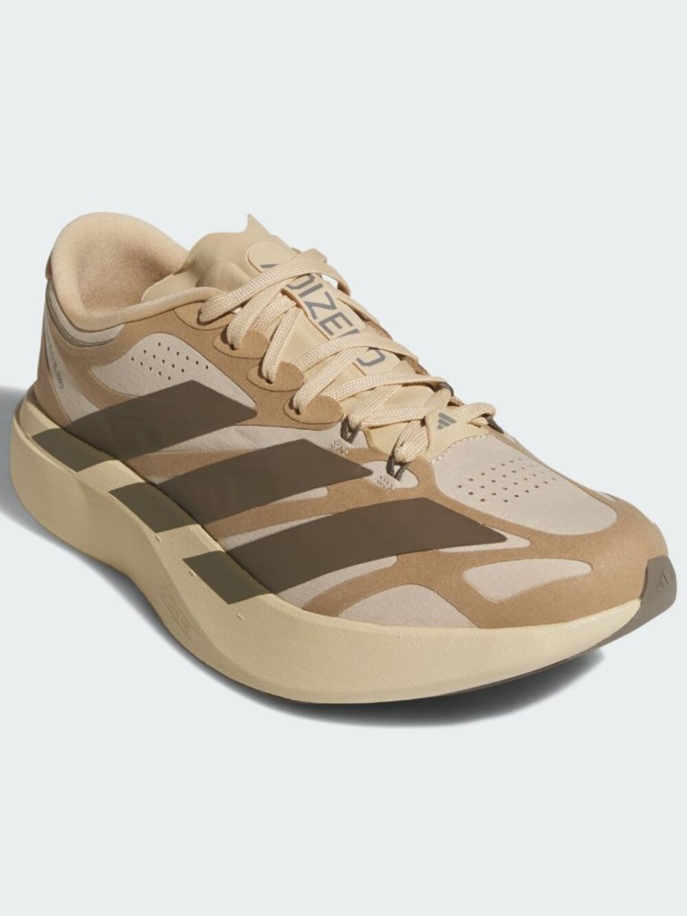 Adidas Adizero EVO SL EXO Suede Beige Cargo Brown Sneakers